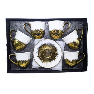Ensemble de 6 tasses et...