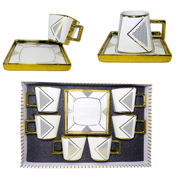 Ensemble de 6 tasses et...