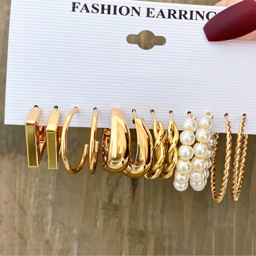 Lot de 06 (paires) boucles...