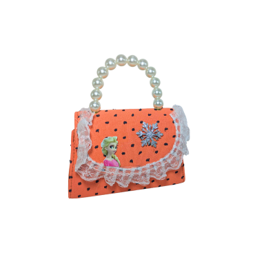 Sac à Main en Perles Orange...