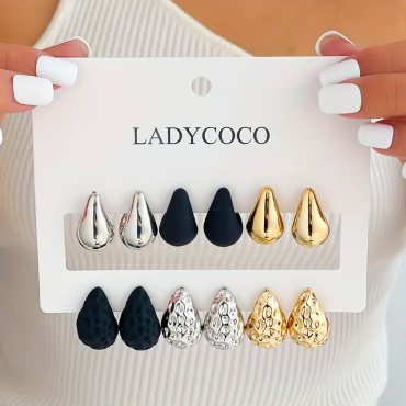 Lot de 12 paires de boucles...