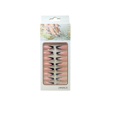 Faux-ongles 12 pièces fan...