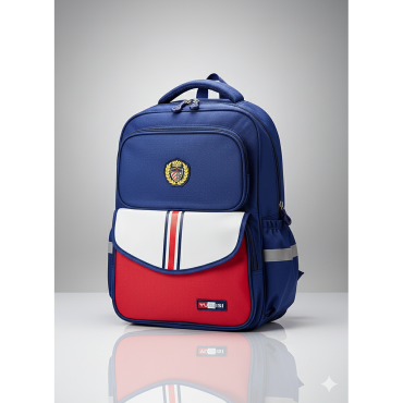 Sac à dos prestige bleu rouge