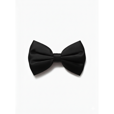 Barrette à nœud Lady boss Noir
