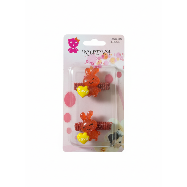 Lot de 2 chouchous love rouge