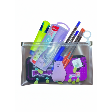 Trousse scolaire Asiya Blanc