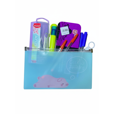 Trousse scolaire Asiya Vert