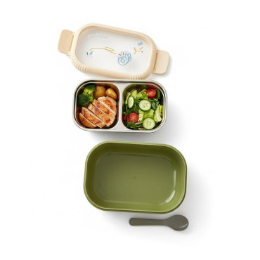 Boîte à lunch avec cuillère...