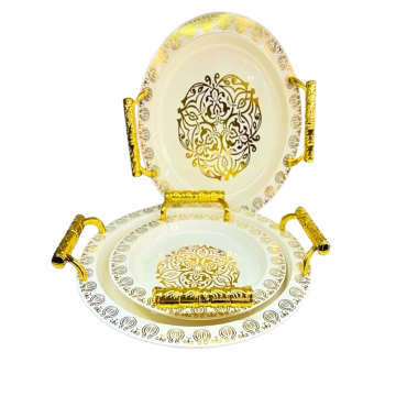 Set de 3 plats en mélamine...