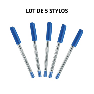 Lot de 5 stylos Sdhnaidor Bleu