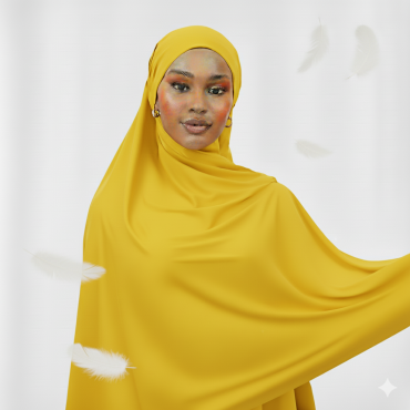 Col hijab jersey Jaune 2...