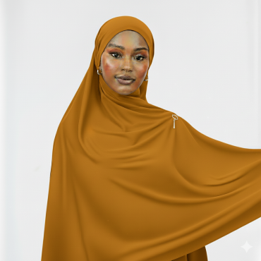 Col hijab jersey Jaune...