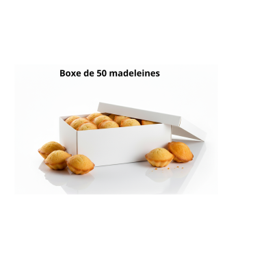 Boîte de 50 madeleines au...