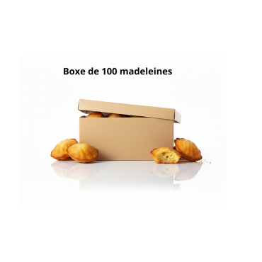 Boîte de 100 madeleines au...