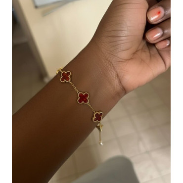 Fétiche trèfle plaqué or...