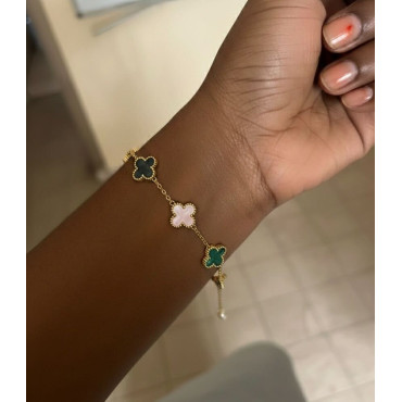 Fétiche trèfle plaqué or...