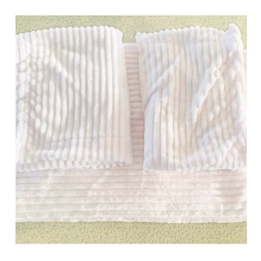 Drap Velours 3 pièces blanc...