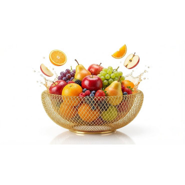 Panier à fruits Doré Camille