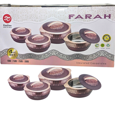 Lot de 4 bols 24h Farah...