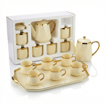 Service Café 9P porcelaine...