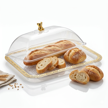 Garde Pain Mélamine Or &...