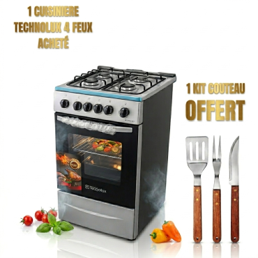 CUISINIERE TECHNOLUX 4 FEUX...