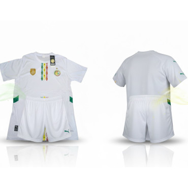 Maillot Sénégal blanc +...