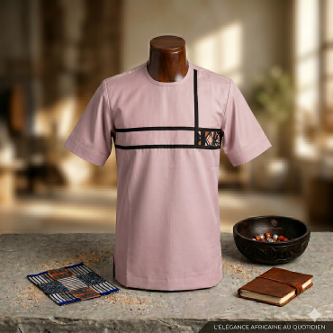 Chemise Africaine champagne...
