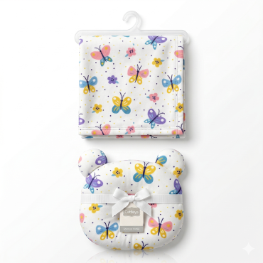 Couverture et oreiller Bébé...