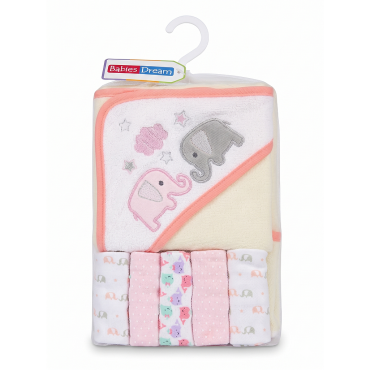 Serviette de bain à capuche...