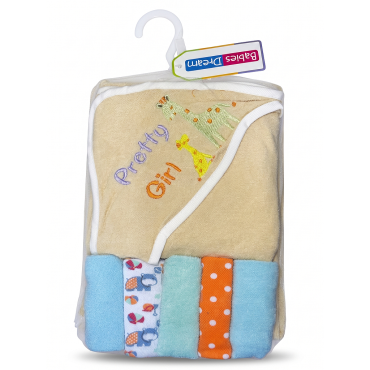 Serviette de bain à capuche...