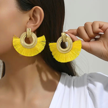 Boucles d'Oreilles éventail...