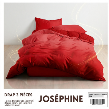 DRAP 3 PIÈCES UNIQUE...