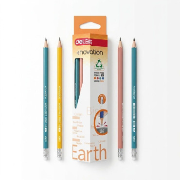 Lot de 12 Crayons HB Noir -...
