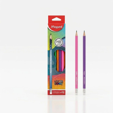 Crayon noir HB 2 Maped x 12