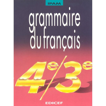 Grammaire du Français 4/3e,...