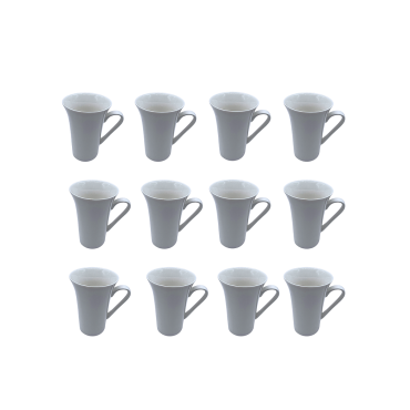 Pack de 12 Tasses Blanc ASTAR