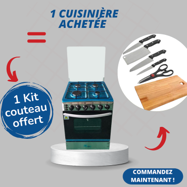 CUISINIERE CAC 4 FEUX 50X50...